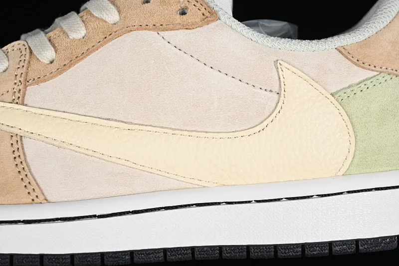 All Categories Air Jordan Jordan Series Basketball Shoes Air Jordan 1 Low Travis Scott x Air Jordan 1 Low OG AJ1 Joe 1 Reversed Overhook Joint Style Casual Sports Basketball Shoes DM7866-688